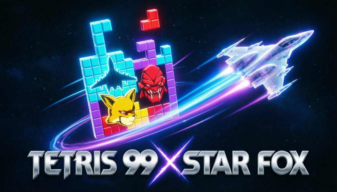 Tetris 99 y Star Fox se unen: la Maximus Cup 55 es un fire emoji de nostalgia y velocidad