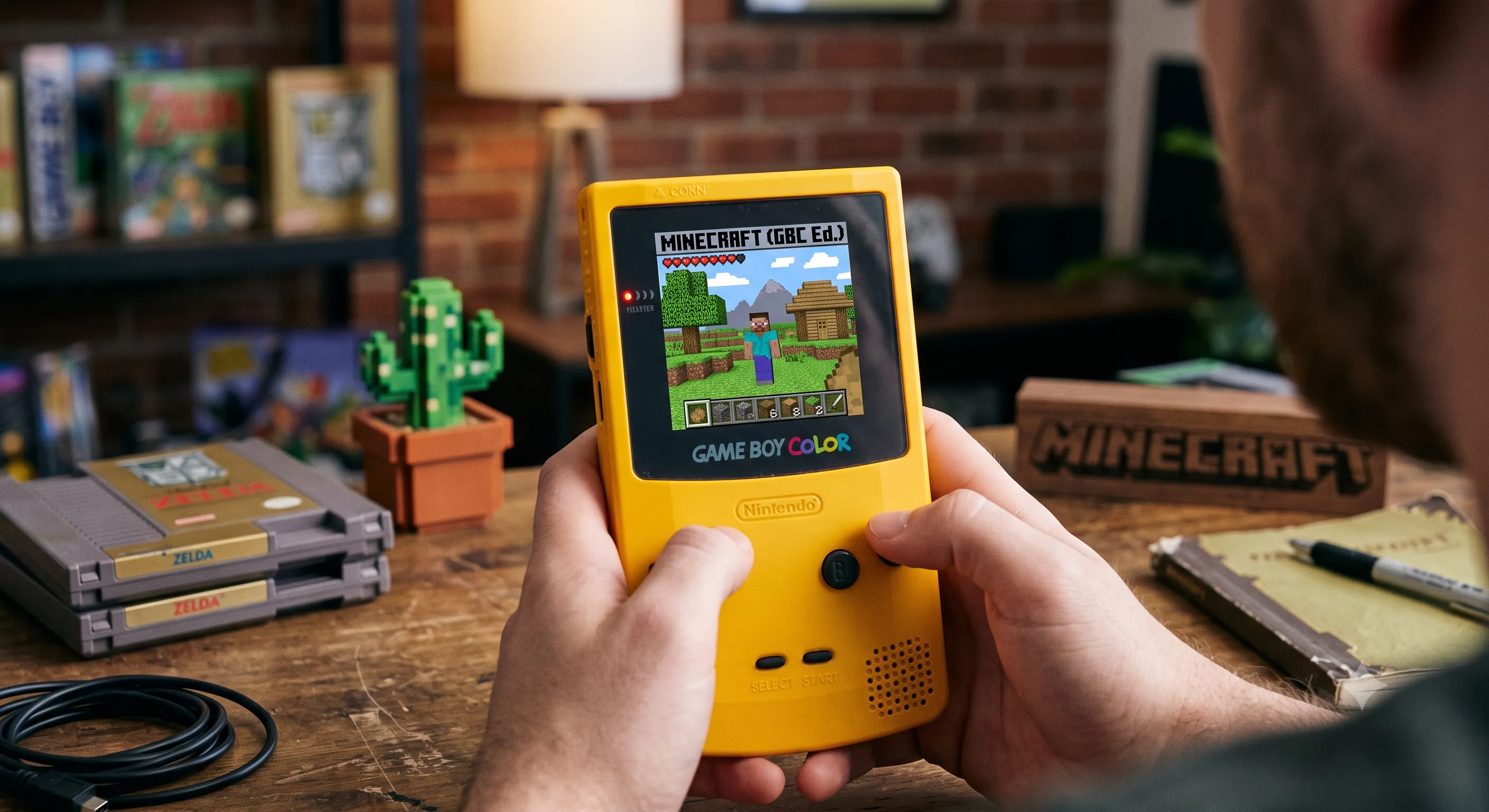 Minecraft en Game Boy Color: el sandbox que desafía los límites del hardware retro