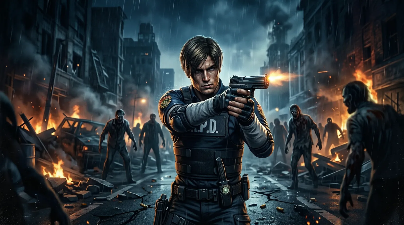 Actor de Leon S. Kennedy revela línea eliminada de Resident Evil Requiem