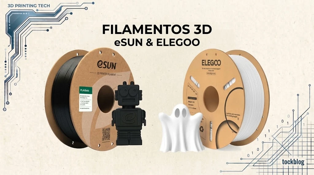 Análisis Comparativo: Filamentos PLA Elegoo y eSUN a Precio Idéntico